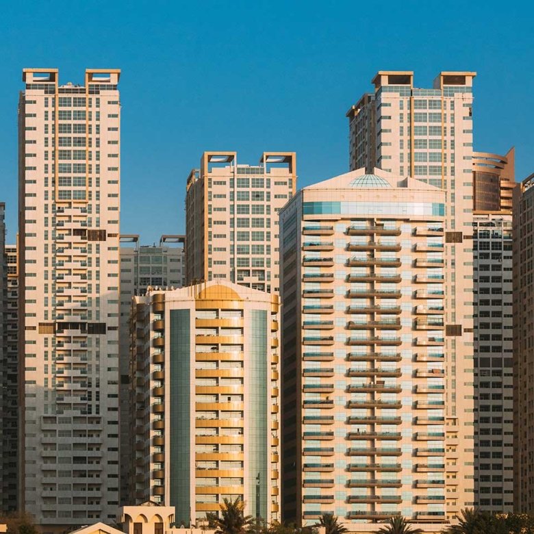 Elegant high-rise apartment